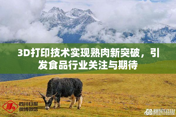 3D打印技术实现熟肉新突破，引发食品行业关注与期待