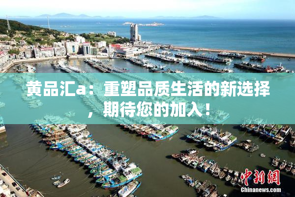 黄品汇a：重塑品质生活的新选择，期待您的加入！