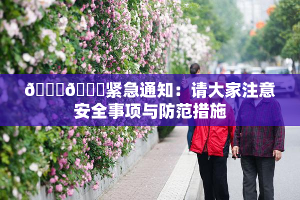 🔞🔞紧急通知：请大家注意安全事项与防范措施