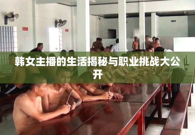 韩女主播的生活揭秘与职业挑战大公开