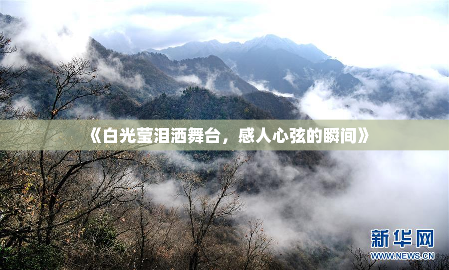 《白光莹泪洒舞台，感人心弦的瞬间》