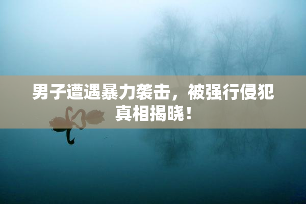 男子遭遇暴力袭击，被强行侵犯真相揭晓！