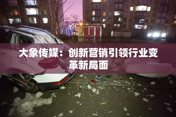 大象传媒：创新营销引领行业变革新局面