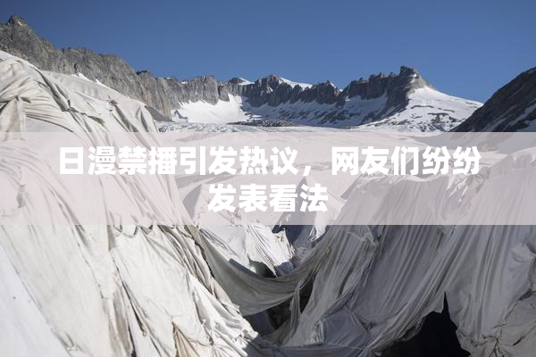 日漫禁播引发热议，网友们纷纷发表看法
