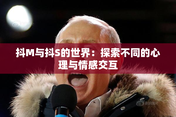 抖M与抖S的世界：探索不同的心理与情感交互